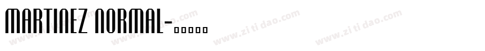 Martinez Normal字体转换
